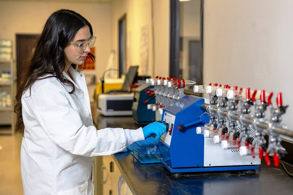 an ellipse analytics employee testing a product